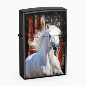 Personalized Upload Your Horse Photo with Name Lighter Case Printed 23APR-HQ27