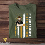 Personalized It's A Father Figure It's Not A Dad Bod T-shirt Printed QTPN0505