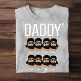 Personalized Daddy with Kid Name Dad Gift Happy Father's Day Tshirt Printed PNHQ0905