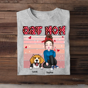 Personalized Dog And Cat Lover Paw Tshirt Printed 23MAY-PN11