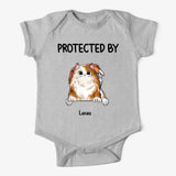 Our Little Babys Friends Dog Cat Personalized Gift For Pet Owners Baby Onesie Printed 23MAY-TB11