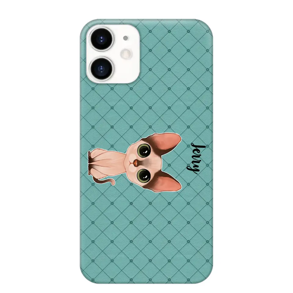 Personalized Cats with Name  Cat Lovers Gift Phonecase Printed PNBQT1605