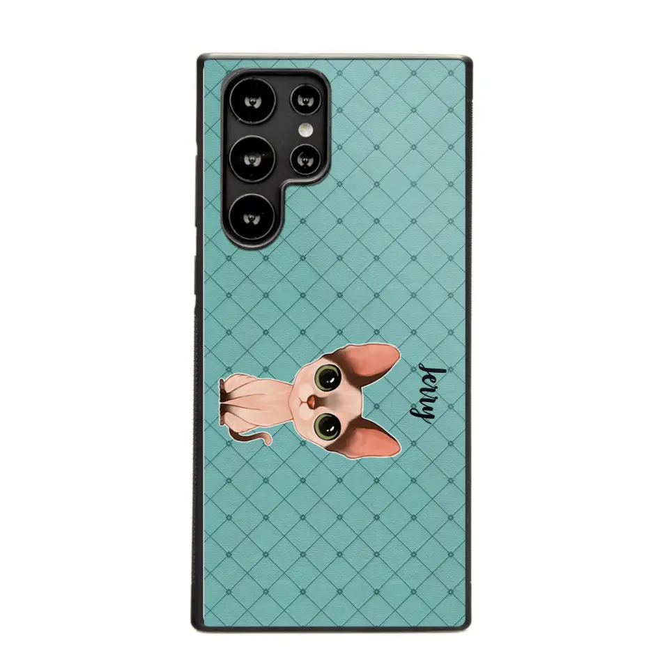 Personalized Cats with Name  Cat Lovers Gift Phonecase Printed PNBQT1605