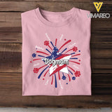 Personalized Dog Mom Star Paws with Pet Name Dog Lovers Cat Lovers Gift Tshirt Printed QTPN1605