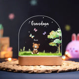 Personalized Grandma & Kid Name Led Lamp Printed 23MAY-DT17