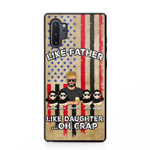 Personalized Like Father Like Daughter Oh Crap Gift for Dad for Daughters Phonecase Printed NMTDT1805