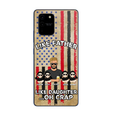 Personalized Like Father Like Daughter Oh Crap Gift for Dad for Daughters Phonecase Printed NMTDT1805