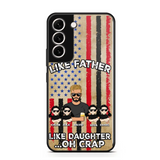 Personalized Like Father Like Daughter Oh Crap Gift for Dad for Daughters Phonecase Printed NMTDT1805