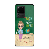 Personalized Doll Teacher Chibi Teach Love Inspire Phonecase Teacher Gifts