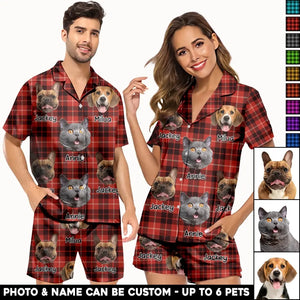 Personalized Upload Your Pet Photo Cat Lovers Dog Lovers Gift Pijama Printed PNHQ2505