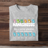 Personalized Grandmasaurus Like A Normal Grandma But More Awesome With Kids T-Shirt Printed QTHQ2705