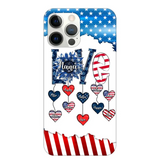 Personalized Grandma Love Kid Independence Day Family Gifts Phonecase Printed TNDT2705