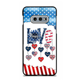 Personalized Grandma Love Kid Independence Day Family Gifts Phonecase Printed TNDT2705