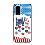 Personalized Grandma Love Kid Independence Day Family Gifts Phonecase Printed TNDT2705