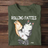 Personalized Rolling Fatties Cat Lovers T-shirt Printed QTHQ3005