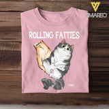 Personalized Rolling Fatties Cat Lovers T-shirt Printed QTHQ3005