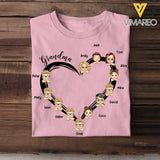 Personalized Grandma With Kids Names T-shirt Printed QTTB2905