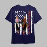 Personalized Riding Partners For Life Horse & Girl T-shirt Printed 23JUN-TB01