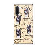 Personalized Upload Your Horse Riding Photo & Name Phonecase Printed MTHPN0706