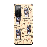 Personalized Upload Your Horse Riding Photo & Name Phonecase Printed MTHPN0706