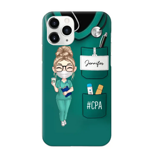 Personalized Nurse with Name Gift For Nurses Phonecase Printed 23MAY-DT15