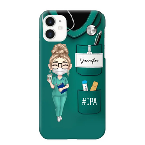 Personalized Nurse with Name Gift For Nurses Phonecase Printed 23MAY-DT15