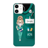 Personalized Nurse with Name Gift For Nurses Phonecase Printed 23MAY-DT15