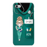 Personalized Nurse with Name Gift For Nurses Phonecase Printed 23MAY-DT15