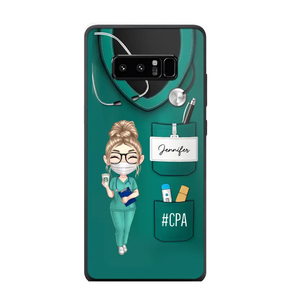 Personalized Nurse with Name Gift For Nurses Phonecase Printed 23MAY-DT15