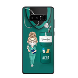 Personalized Nurse with Name Gift For Nurses Phonecase Printed 23MAY-DT15