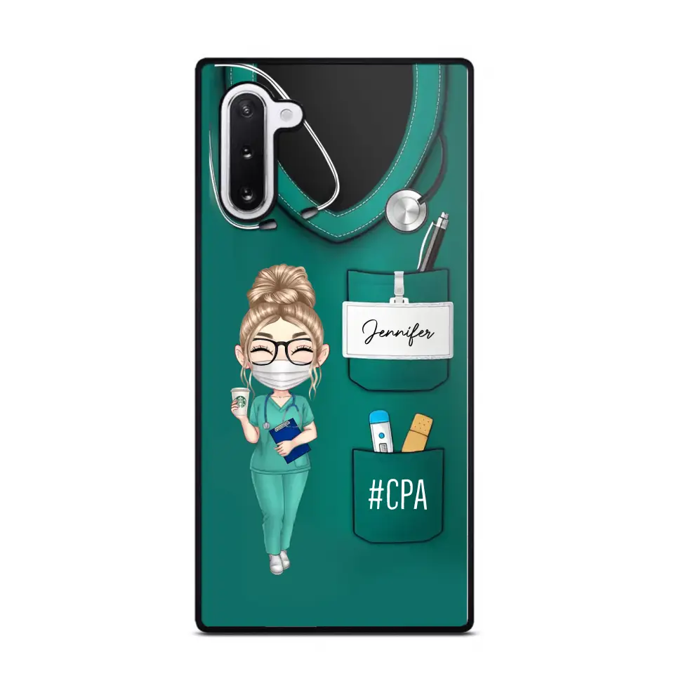 Personalized Nurse with Name Gift For Nurses Phonecase Printed 23MAY-DT15