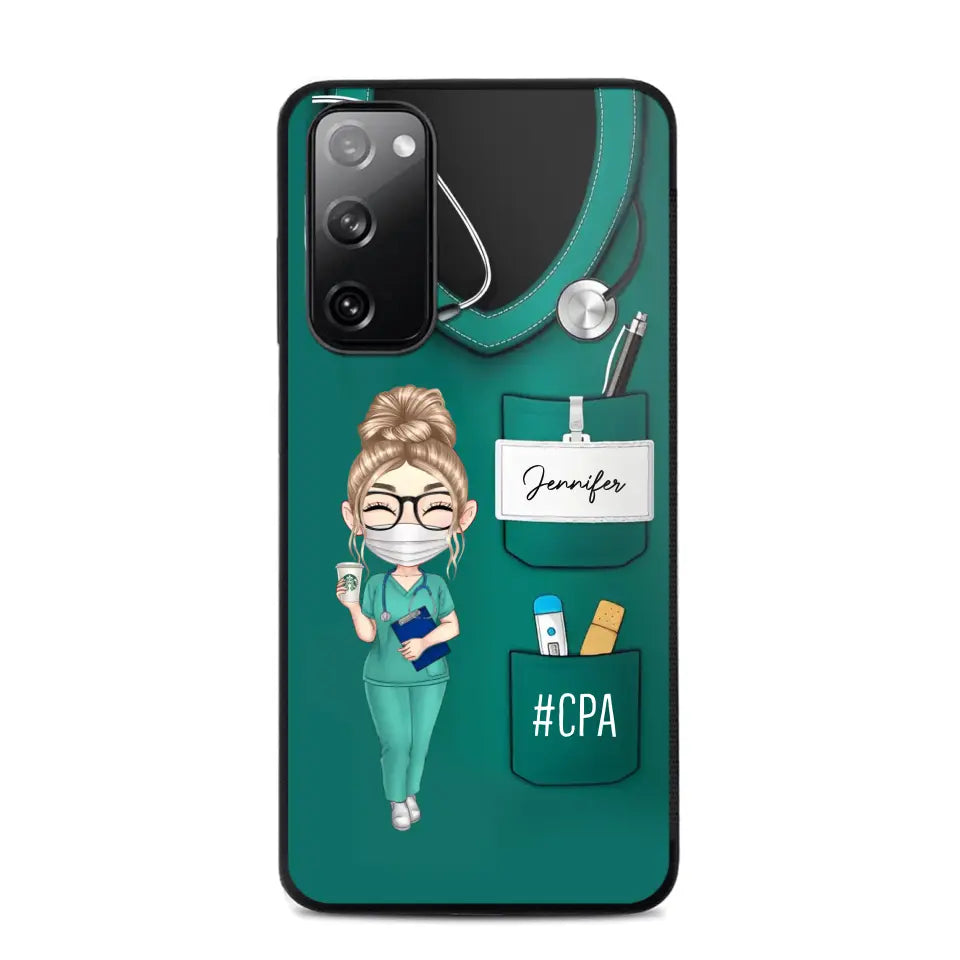 Personalized Nurse with Name Gift For Nurses Phonecase Printed 23MAY-DT15