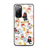 Personalized Fluffy Cat Holding Heart Cat Lovers Gift Phonecae Printed PTN0706