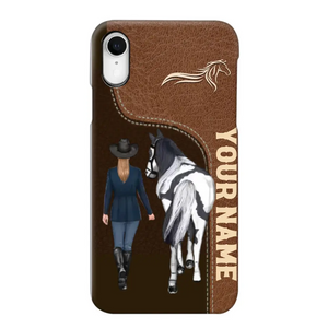 Personalized Horse Girl Horse Lovers Gift Phonecase Teacher Gifts Printed MTHTB1006