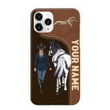 Personalized Horse Girl Horse Lovers Gift Phonecase Teacher Gifts Printed MTHTB1006