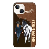 Personalized Horse Girl Horse Lovers Gift Phonecase Teacher Gifts Printed MTHTB1006