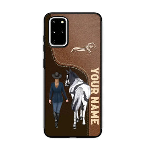 Personalized Horse Girl Horse Lovers Gift Phonecase Teacher Gifts Printed MTHTB1006