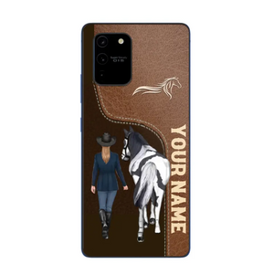 Personalized Horse Girl Horse Lovers Gift Phonecase Teacher Gifts Printed MTHTB1006