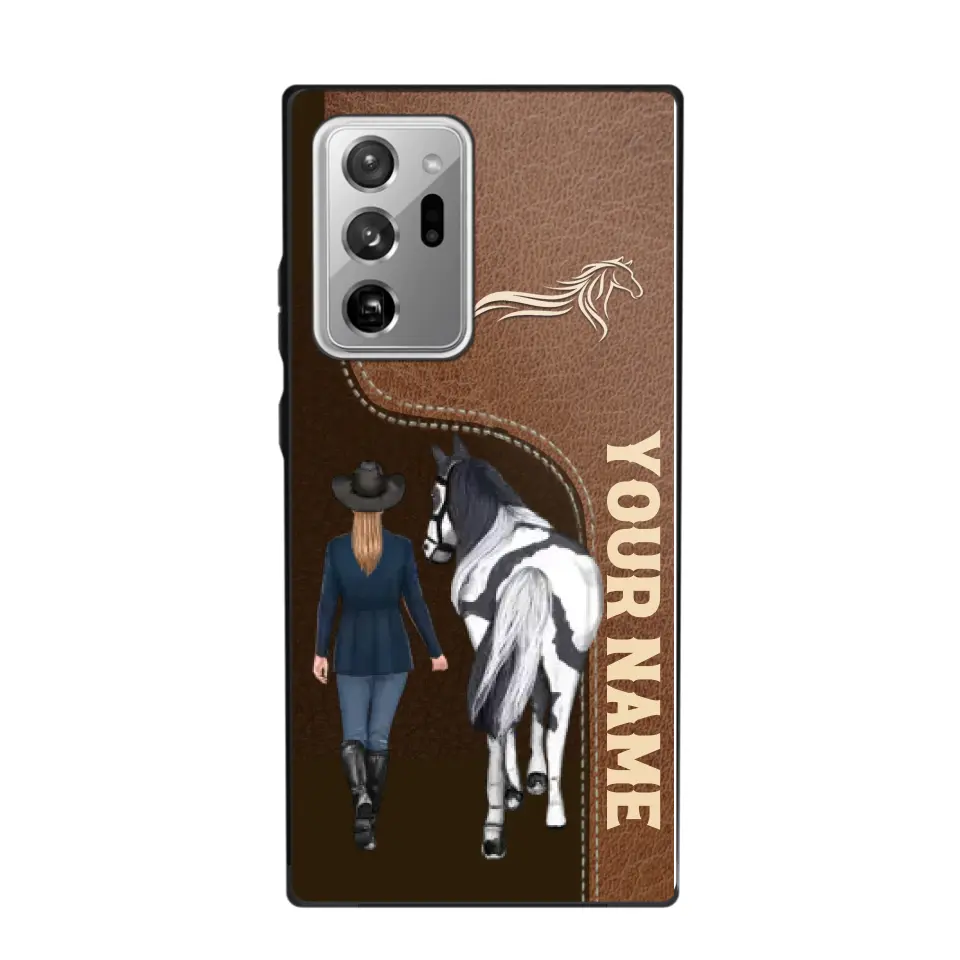 Personalized Horse Girl Horse Lovers Gift Phonecase Teacher Gifts Printed MTHTB1006