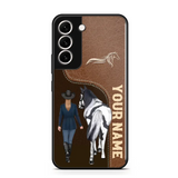 Personalized Horse Girl Horse Lovers Gift Phonecase Teacher Gifts Printed MTHTB1006