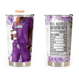 Personalized Nurse Nutrition Facts Gift for Nurses Tumbler HTHDT1006