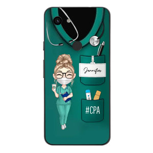 Personalized Nurse with Name Gift For Nurses Phonecase Printed 23MAY-DT15