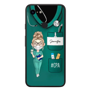 Personalized Nurse with Name Gift For Nurses Phonecase Printed 23MAY-DT15