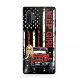 Personalized Jeep Girl Flag Phone Case Printed QTDT1206