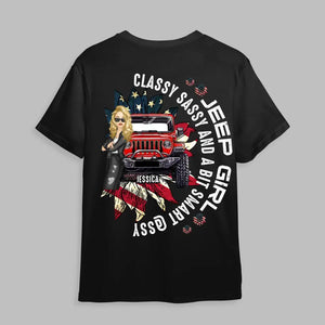 Personalized Jeep Girl Classy Sassy And A Bit Smart Assy T-shirt Printed MTDT1206