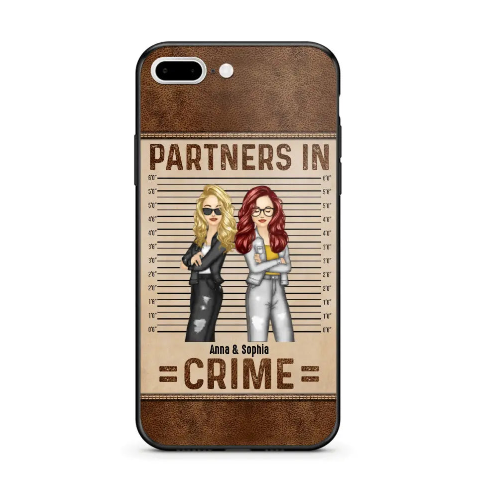 Personalized Partners In Crime Gift For Bestie Phone Case Printed 23JUN-DT13