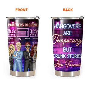 Personalized Bestie Partners In Crime Tumbler Printed PNHQ150623