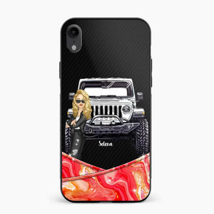 Personalized Jeep Lady Colorful Phonecase For Cool Lady 23JUN-DT19