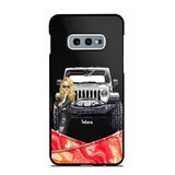 Personalized Jeep Lady Colorful Phonecase For Cool Lady 23JUN-DT19