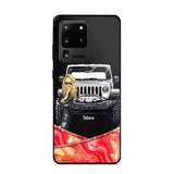 Personalized Jeep Lady Colorful Phonecase For Cool Lady 23JUN-DT19